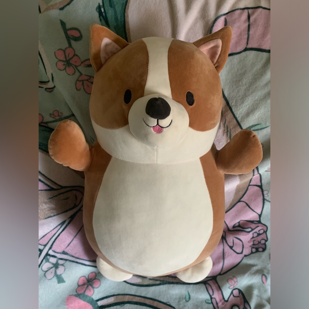 LARGE Reginald corgi dog hugmee squishmallow